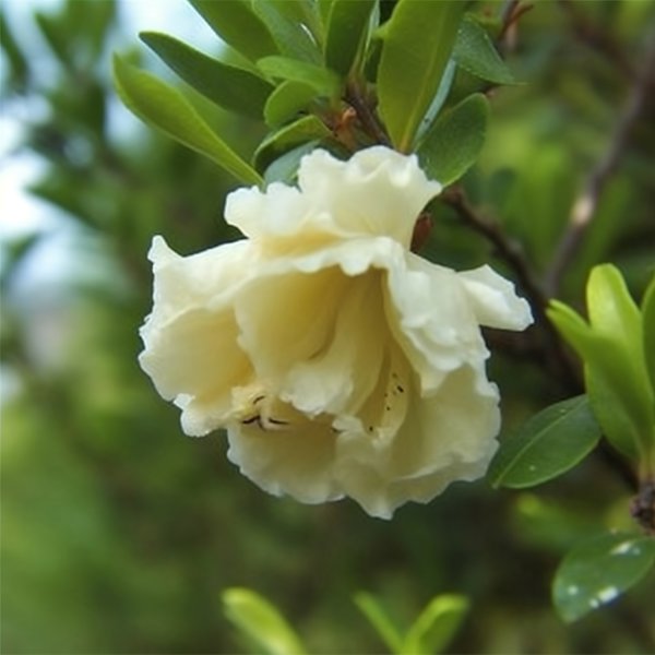 Punica granatum Haku Botan, Granatapfel BlÃ¼te